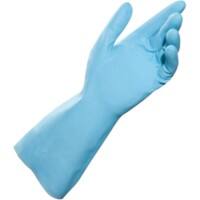 Gants de ménage Mapa Professional Vital 117 Non jetables Latex Non poudrés Medium (M) Bleu