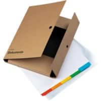 Trieur PAGNA 30500-11 Carton, Papier kraft Avec clip 26 x 3,5 x 34 cm (l x p x h) Brun