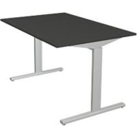 Bureau Kerkmann Form 2 Rectangulaire Argenté 1&nbsp;200 x 800 x 820 mm