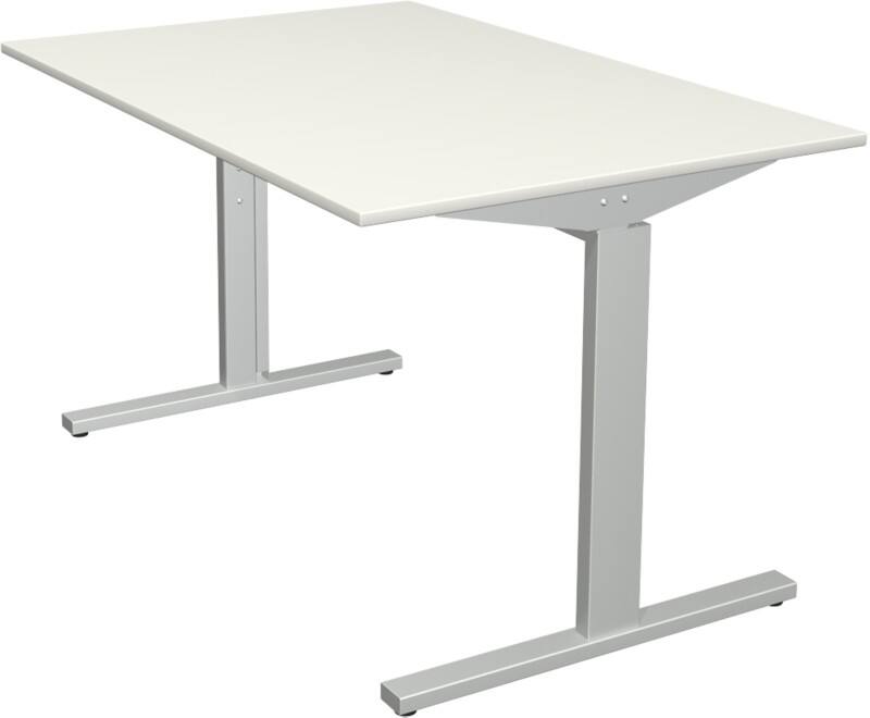 Bureau Kerkmann Form 2 Rectangulaire Blanc T-Pied 1200 (l) x 800 (p) x 820 (h) mm
