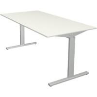 Bureau Kerkmann Form 2 Rectangulaire Argenté 1&nbsp;600 x 800 x 820 mm