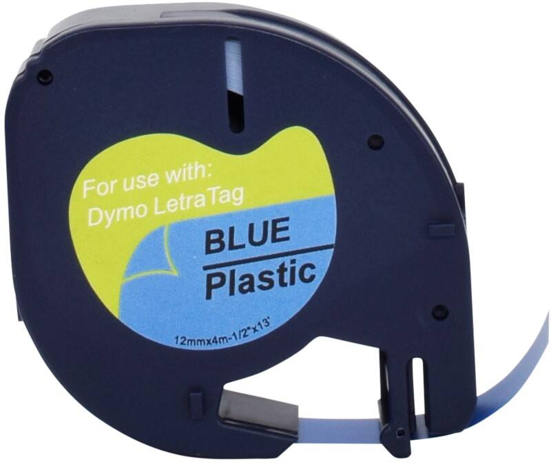 Ruban d'étiquettes LT Compatible DYMO 91225 RL-D-91225 Autocollantes Blue 56 mm x 4 m