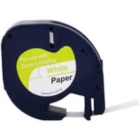 Ruban d'étiquettes LT Compatible DYMO 91220 RL-D-91220 Autocollantes White 56 mm x 4 m