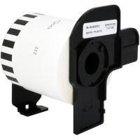 QL Etikettenrolle Kompatibel Brother DK-22212 5BD22212T-WT Selbsthaftend Schwarz auf Weiss 90 x 91 mm