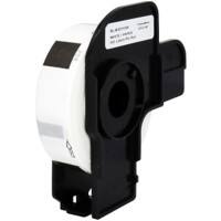 QL Etikettenrolle Kompatibel Brother DK-11204 5BR11204-WT Selbsthaftend Schwarz auf Weiss 90 x 91 mm 400 Etiketten