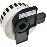 Rouleau d'étiquettes QL Compatible Brother DK-22210 5BR22210 Autocollantes Noir sur Blanc 96 x 91 mm