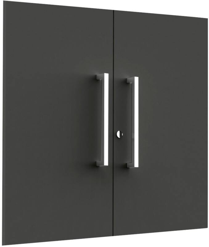 Portes d'armoire Kerkmann Bois Anthracite 760 x 16 x 700 mm