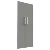 Portes d'armoire Kerkmann Bois Graphite 760 x 16 x 1'760 mm