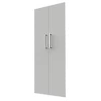 Portes d'armoire Kerkmann Bois Gris clair 760 x 16 x 1'760 mm