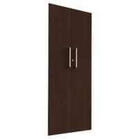 Portes d'armoire Kerkmann Bois Marron foncé 760 x 16 x 1'760 mm