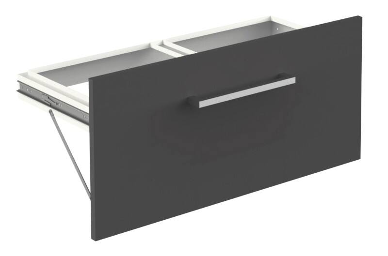 Kerkmann Schubladeneinsatz Anthrazit 700 x 265 x 300 mm