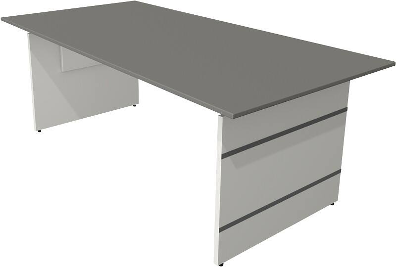 Bureau Kerkmann Form 4 Hauteur ajustable Rectangulaire Graphite Joue 2000 (l) x 1000 (p) x 760 (h) mm