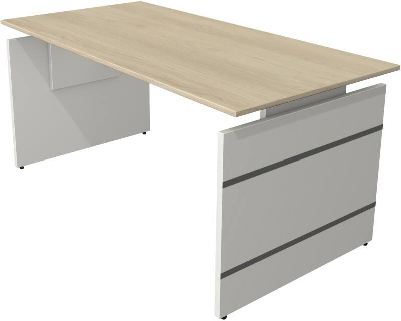 Bureau Kerkmann Form 4 Hauteur ajustable Rectangulaire Joue 1600 (l) x 800 (p) x 760 (h) mm