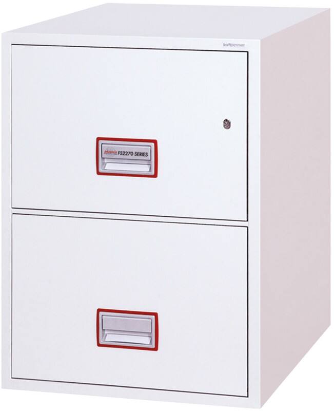 Armoire de classement Phoenix FS2272K Serrure à clé Blanc 57 x 70 x 76,5 cm