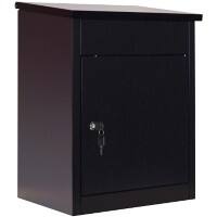 Phoenix Briefkasten PB0581BK Schlüssel Schwarz 440 x 350 x 580 mm