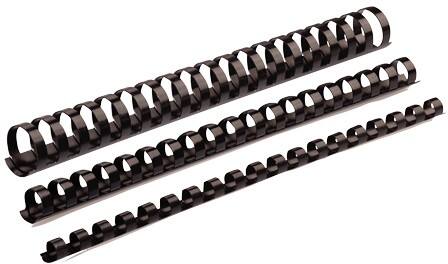 Fellowes Binderücken 19 mm A4 Schwarz 100 Stück