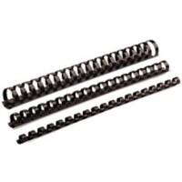 Peigne de reliure Fellowes A4 28 mm 240 Plastique Noir 50 Unités