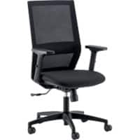 Siège de bureau Theo Mécanisme synchrone Filet Accoudoirs 3D Noir 120 kg