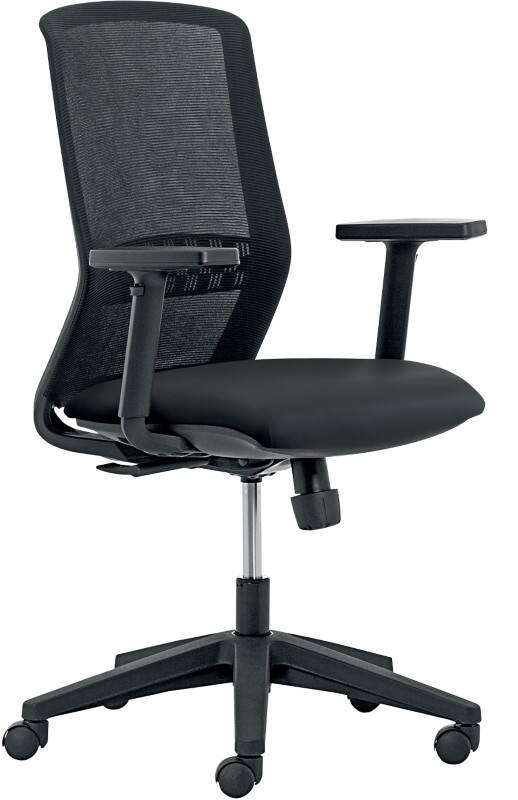 Siège ergonomique Tekna Mécanisme synchrone Filet Accoudoirs 3D Noir