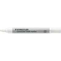 Marqueur craie STAEDTLER 344 Blanc Large Fin 2,4 mm