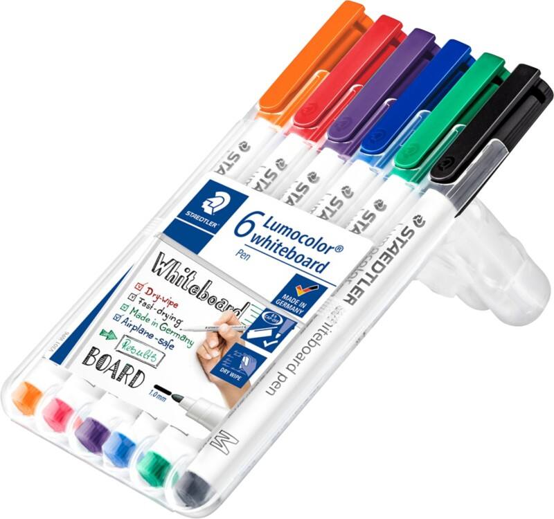 STAEDTLER Marker 301 Filzspitze 1 mm Farbig sortiert 6 Stück