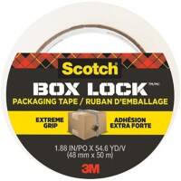 Ruban adhésif d'emballage Scotch Box Lock Transparent Super Fort 48 (B) mm x 50 m (L)  PP (Polypropylène) 78,8 microns