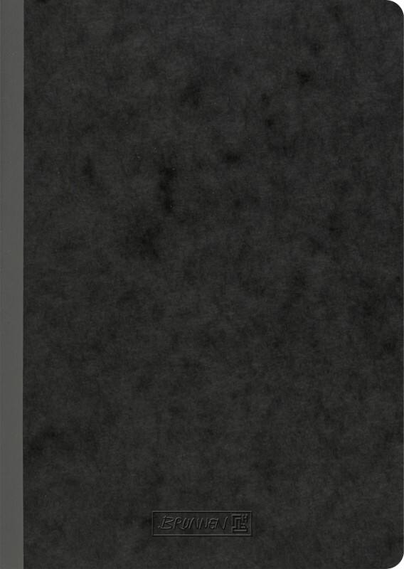 Cahier BRUNNEN A5 Ligné Couverture souple Noir Sans perforation 192 pages 96 feuilles
