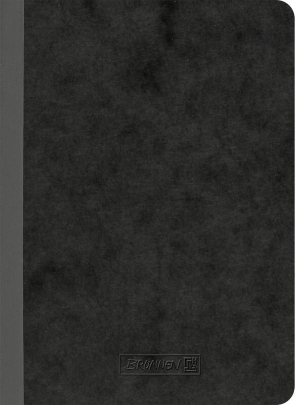 Cahier BRUNNEN A6 Ligné Couverture souple Noir Sans perforation 192 pages 96 feuilles