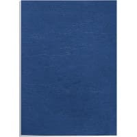 Couverture pour reliure Fellowes Papier Bleu roi 100 unités