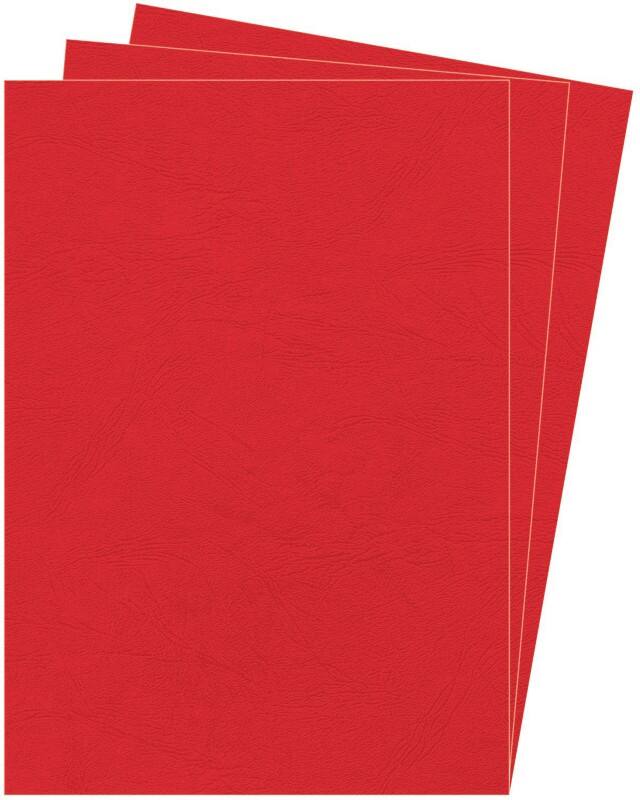Couverture pour reliure Fellowes A4 Papier Rouge 100 Unités