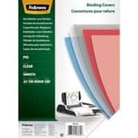 Couverture pour reliure Fellowes PVC Transparent 100 unités