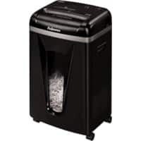 Fellowes Destructeur de documents 450M Powershred Micro coupe Niveau de sécurité P-5 9 Feuilles Noir