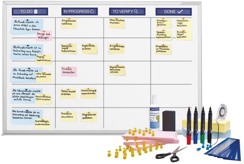 Calendrier mural magnetoplan 1240498 Blanc 120 x 90 cm