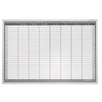 Planning hebdomadaire magnetoplan 1249107S Magnétique 920 x 625 mm Blanc