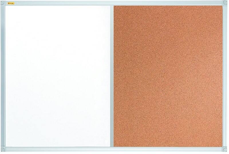 Franken ValueLine Kombi-Board Magnetisch Kork, Lackierter Stahl Einseitig 90 (B) x 60 (H) cm