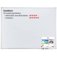 Tableau blanc Franken X-tra Line Montage mural Magnétique Émail Simple face 60 (L) x 90 (H) cm