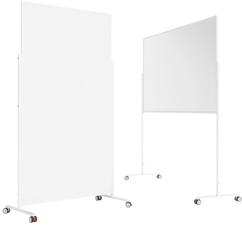 magnetoplan Vario Whiteboard Freistehend Magnetisch Lackierter Stahl Beidseitig 100 (B) x 180 (H) cm
