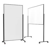 magnetoplan Vario Whiteboard Freistehend Magnetisch Lackierter Stahl Beidseitig 100 (B) x 180 (H) cm