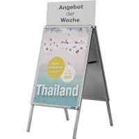 Panneau de signalisation magnetoplan Autoportant Double face 88,6 (L) x 123,4 (H) cm