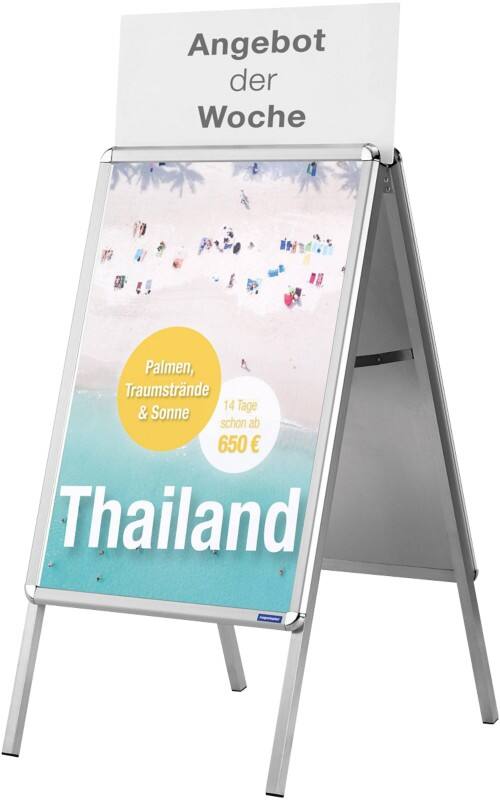 magnetoplan Bodenschild Freistehend Beidseitig 63,9 (B) x 88,6 (H) cm