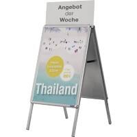 Panneau de signalisation magnetoplan Autoportant Double face 46,5 (L) x 64,2 (H) cm