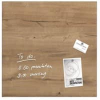 Tableau magnétique en verre Sigel Montage mural Magnétique Simple face 48 (L) x 48 (H) cm