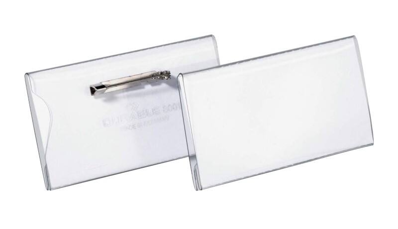 Badge nominatif DURABLE 800119 Transparent 100 Unités