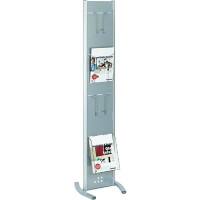 Franken Prospektständer PSN804 DIN A4 Hellgrau 30 x 42 x 162 cm