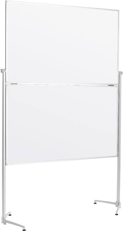 magnetoplan Präsentationstafel Nicht magnetisch Freistehend Filz 120 (B) x 150 (H) cm Weiss
