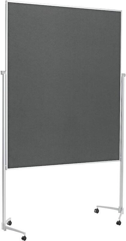 Tableau de présentation magnetoplan Evolution Plus Non Magnétique Autoportant Feutre 120 (l) x 210 (H) cm Gris