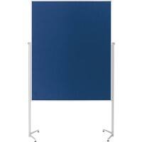 magnetoplan Evolution Plus Präsentationstafel Nicht magnetisch Freistehend Filz 120 (B) x 210 (H) cm Blau