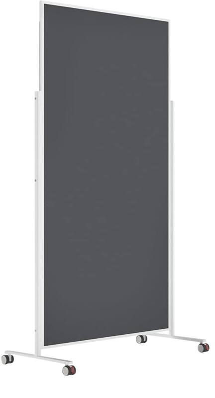 Tableau de présentation magnetoplan VarioPin 1181101Non Magnétique Autoportant Feutre 100 (l) x 191 (H) cm Gris