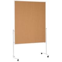 magnetoplan Präsentationstafel Non Magnetisch Freistehend Kork 120 (B) x 198 (H) cm Braun