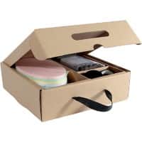 Sigel Präsentationskoffer Meet up Braun 26,6 x 8 cm